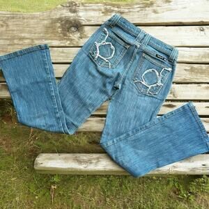 Frankie B Boot Cut Low Rise Jeans EUC